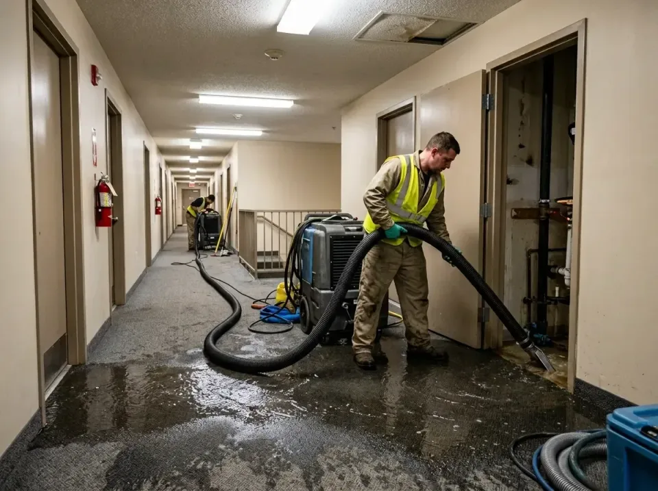 multi-unit-apartment-hallway-f-005 — frequently asked questions, Emergency Burst Pipe Water Extraction & Removal in Desert P…